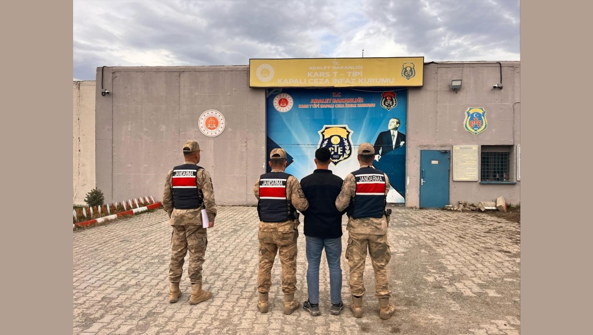 Kağızman'da hapis cezası bulunan 1 kişi yakalandı