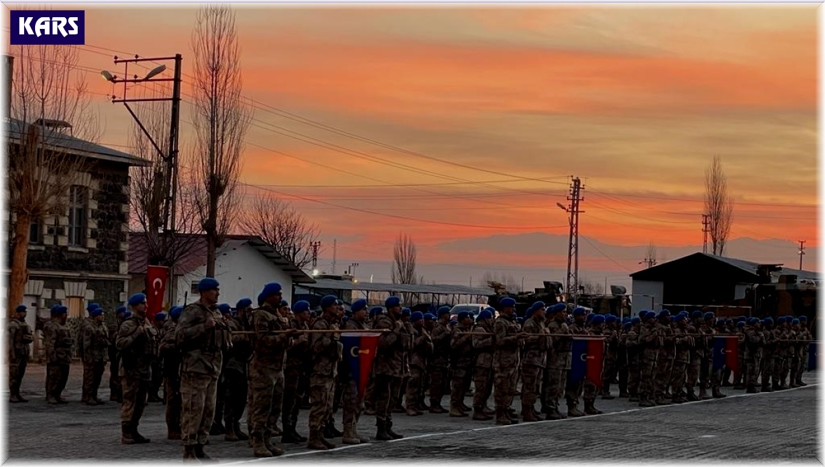 Kağızman'da komandolar El-Bab'a dualarla uğurlandı