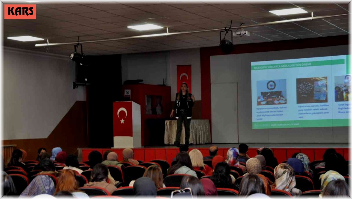 Kağızman'da madde bağımlılığı anlatıldı