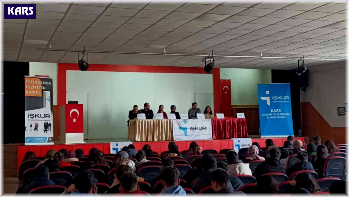 Kağızman'da öğrencilere meslek tanıtımı yapıldı