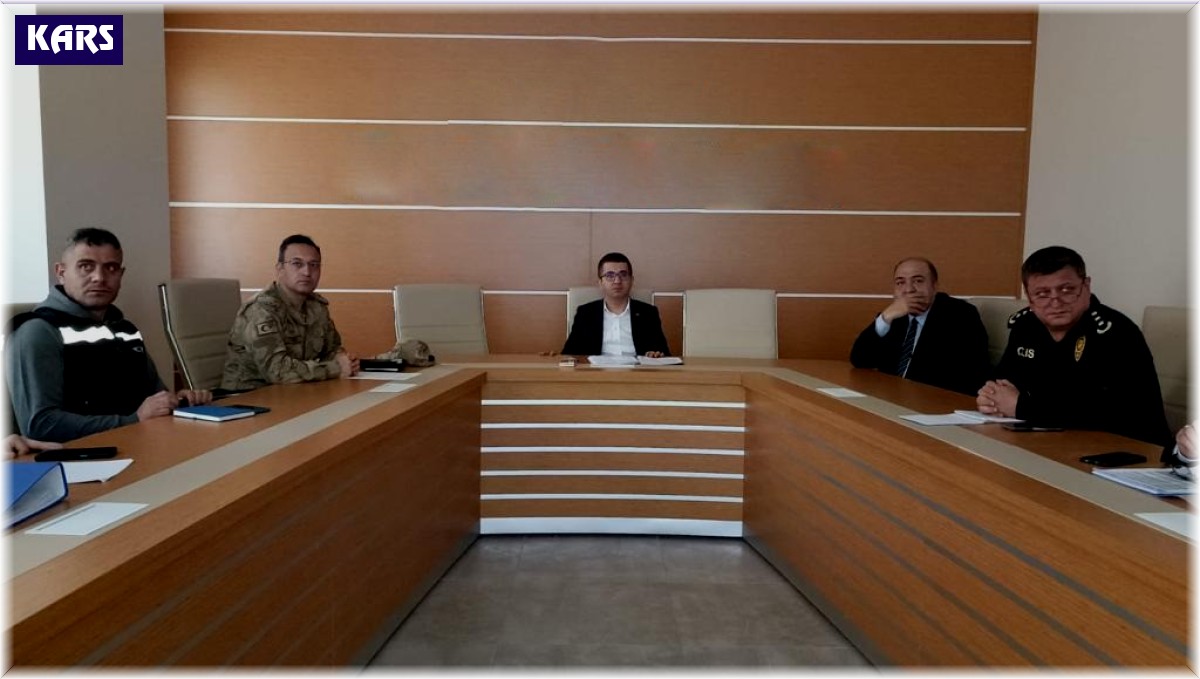 Kağızman'da seçim güvenliği toplantısı yapıldı