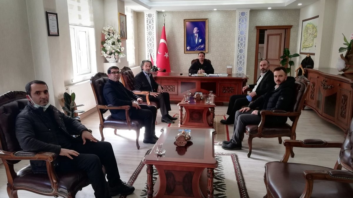 Kağızman Kaymakamı Turan Soğukoluk'a ziyaret