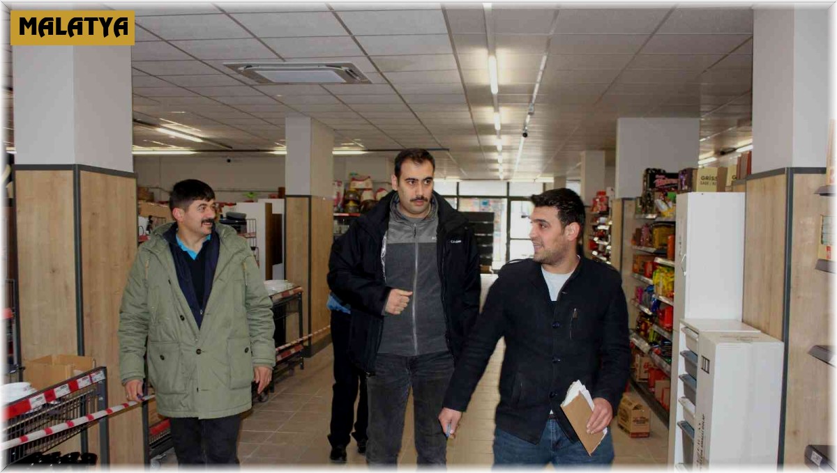 Kahta'da market denetimi