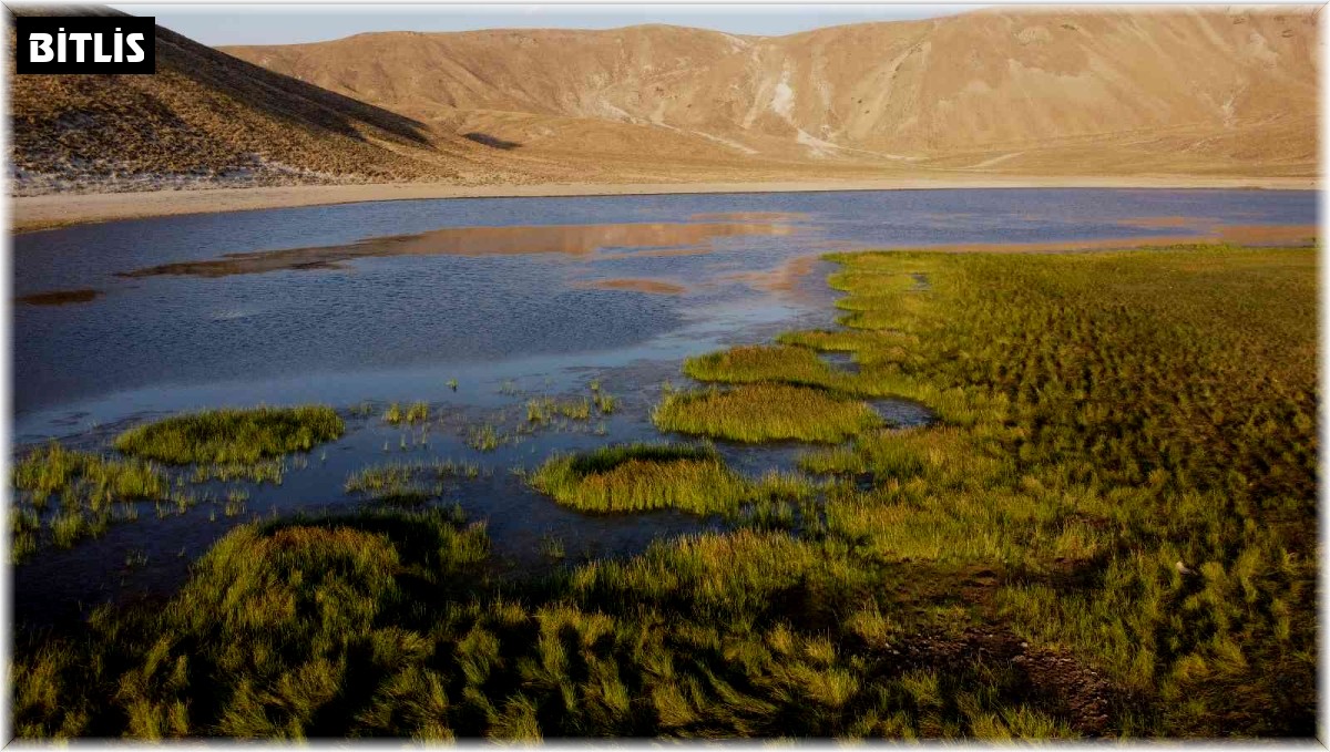 Kalp Gölü havadan görüntülendi