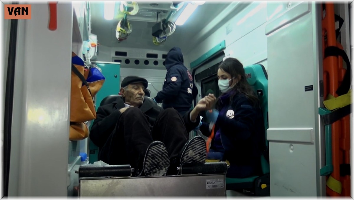 Kalp hastası yaşlı adam için zorlu mücadele