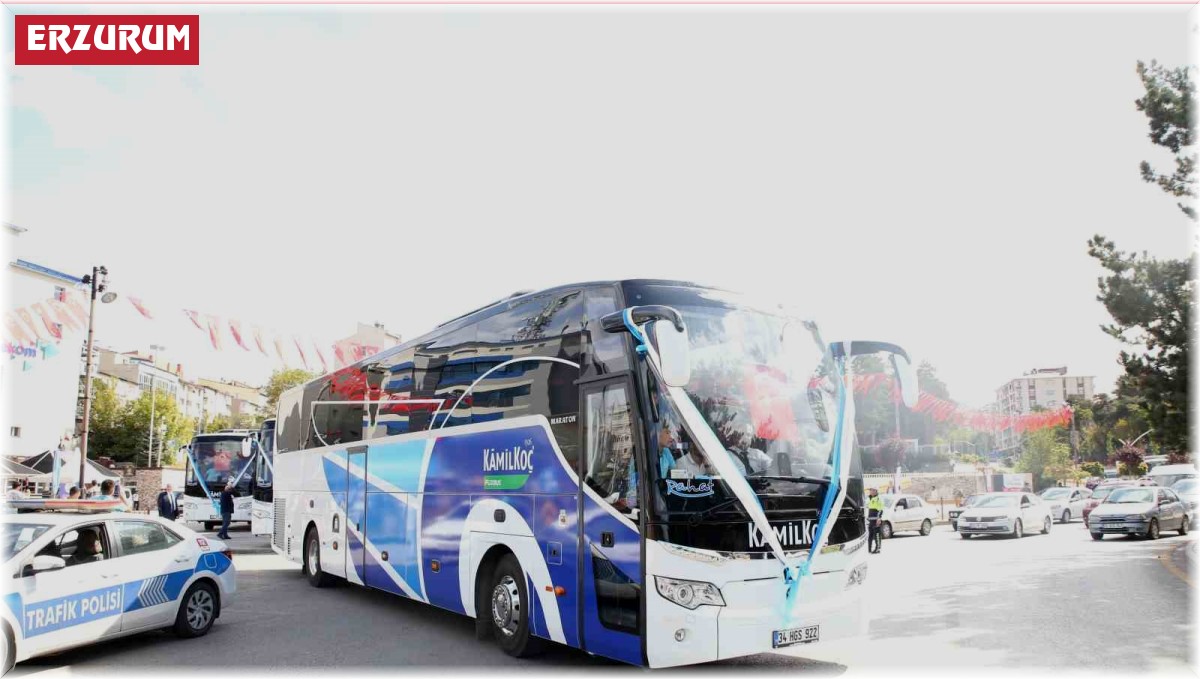 Kâmil Koç'un Erzurum acentesi filosunu 13 adet otobüs ile güçlendirdi