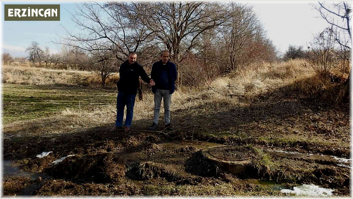 Kanalizasyon suyu tarlalara akıyor