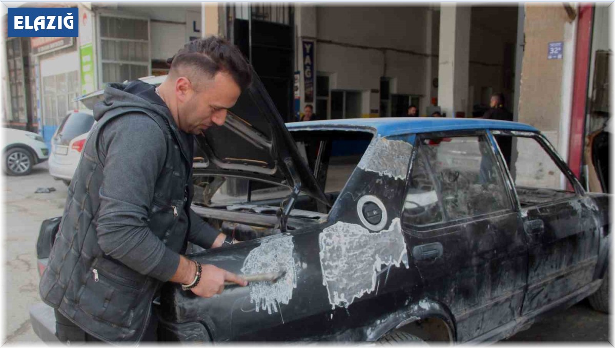 Kaporta ustasından örnek davranış: Depremzedelerin araçlarını ücretsiz tamir ediyor