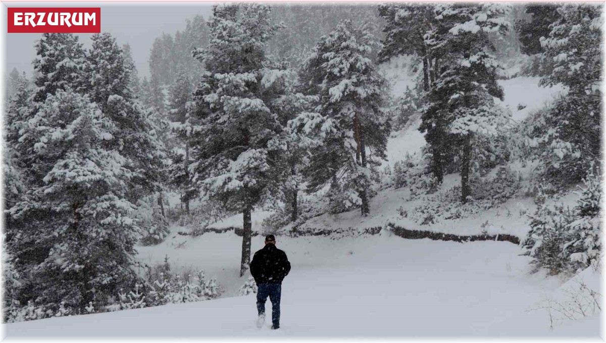Kar kalınlığı 40 santimetreye ulaştı