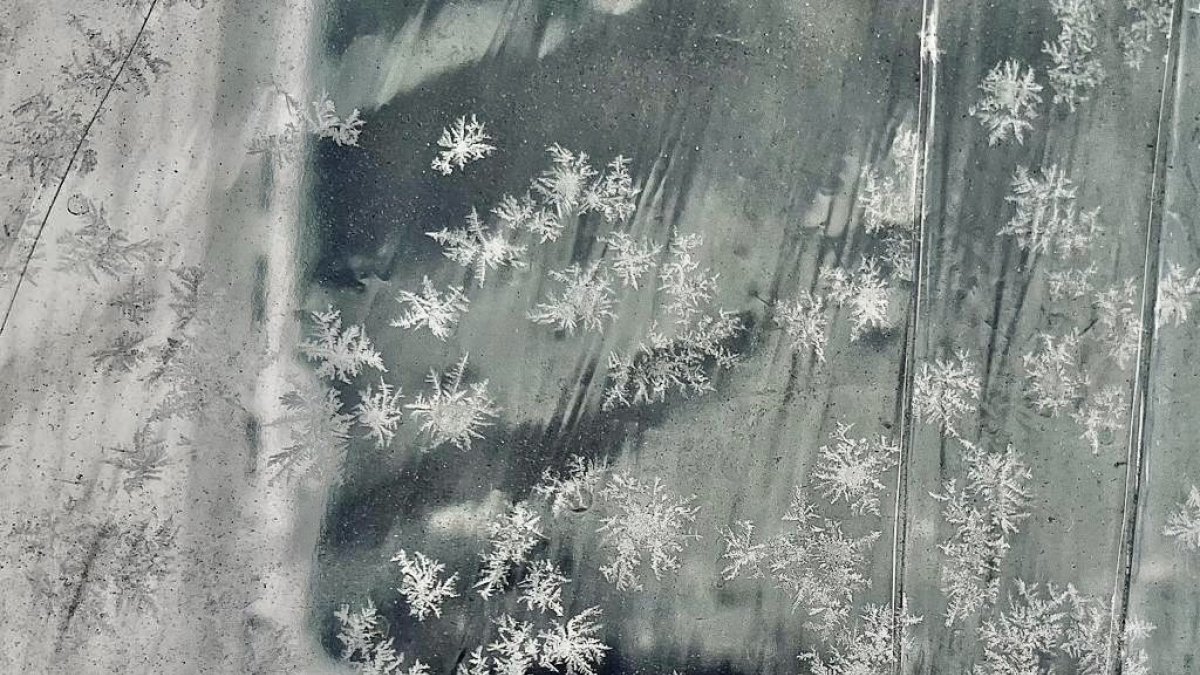 Kar tanelerinden görsel şölen