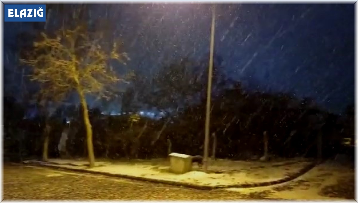 Kar yağışı Harput'ta etkili oldu