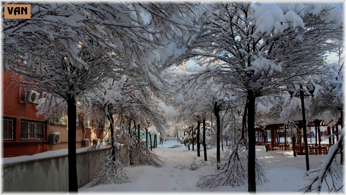 Kar yağışı kartpostallık görüntüler oluşturdu