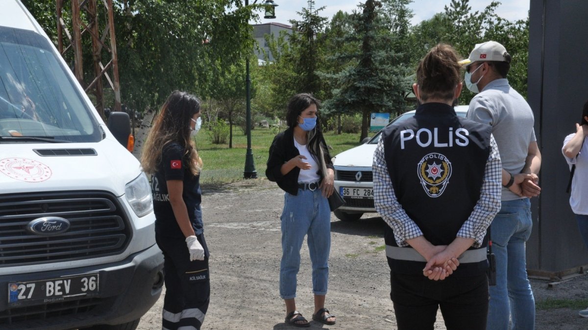 Karantinada olması gereken genç kız uygulamada yakalandı