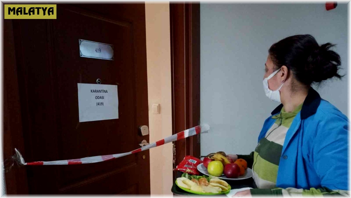 Karantinadaki öğrencilere yemek hizmeti