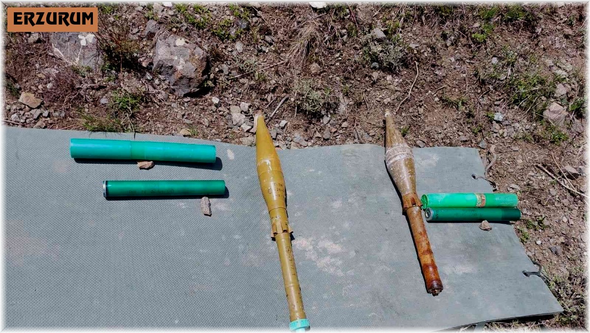 Karayazı-19 operasyonunda roketatar mühimmatı ele geçirildi