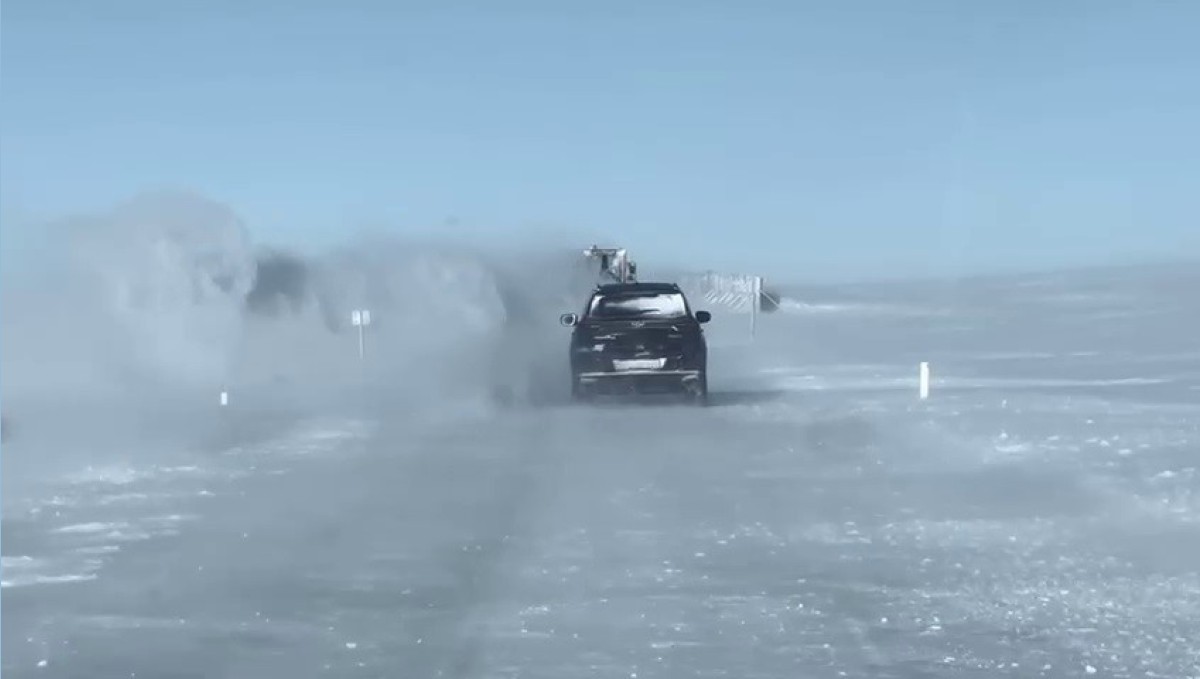 Karayazı'da kurdo fırtınası etkili oldu