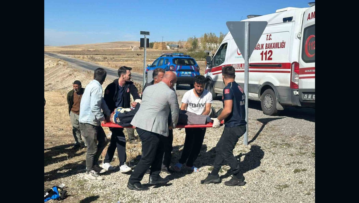 Karayazı'da trafik kazası: 1 yaralı