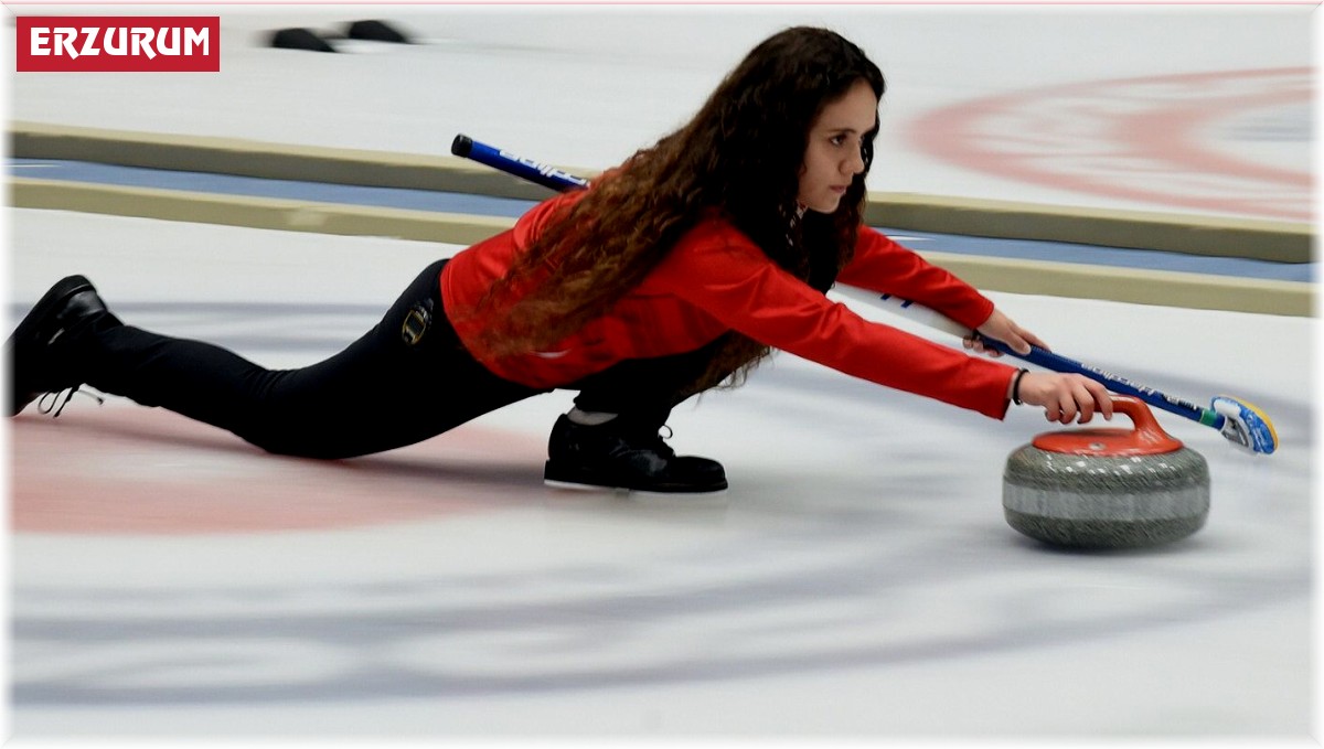 Karbeyaz curlıngte fırtına gibi esti