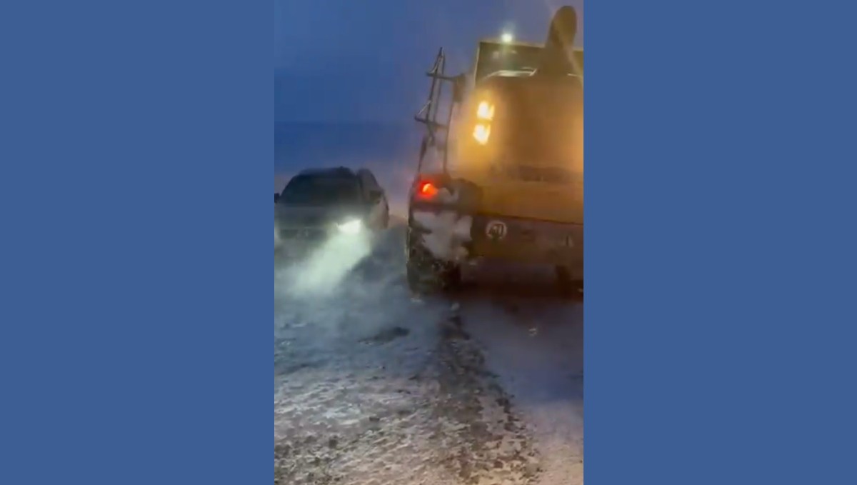 Karda mahsur kalan vatandaş kurtarıldı