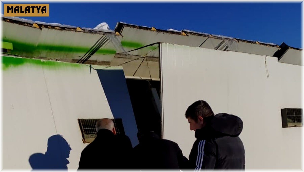 Kardan zarar gören işletmelerde hasar tespiti yapılıyor