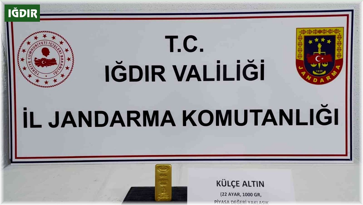Kargoda 1 milyon 50 bin lira değerinde külçe altın ele geçirildi