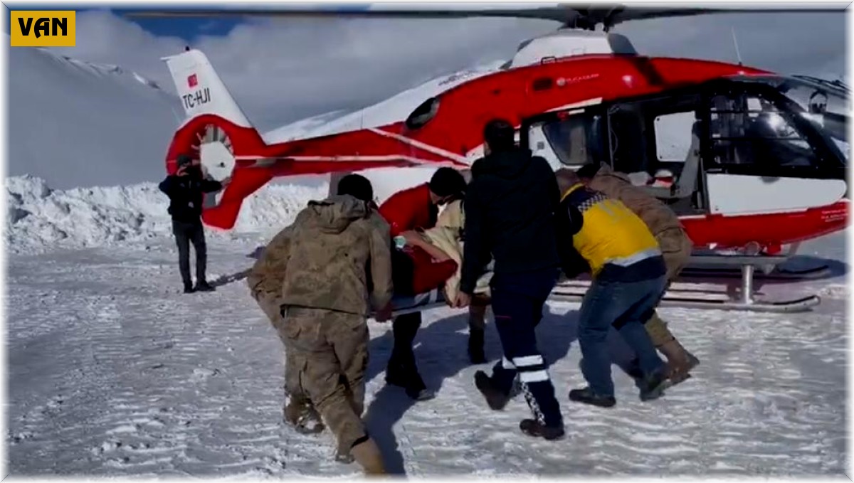 Karla kaplı yollar, Van 112'yi durduramadı