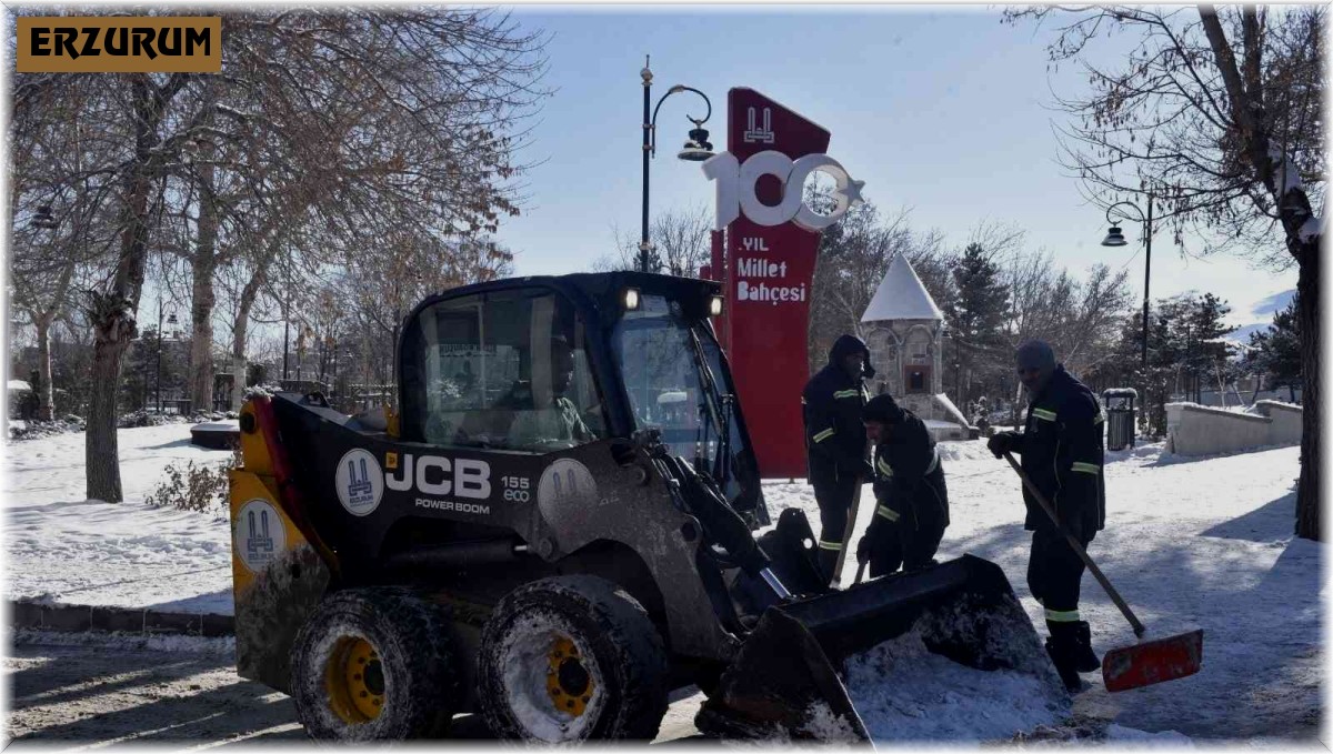 Karla mücadele ekipleri gece boyu çalıştı