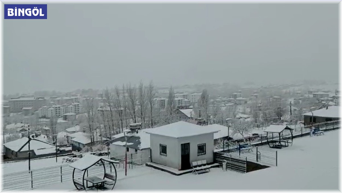 Karlıova beyaza büründü