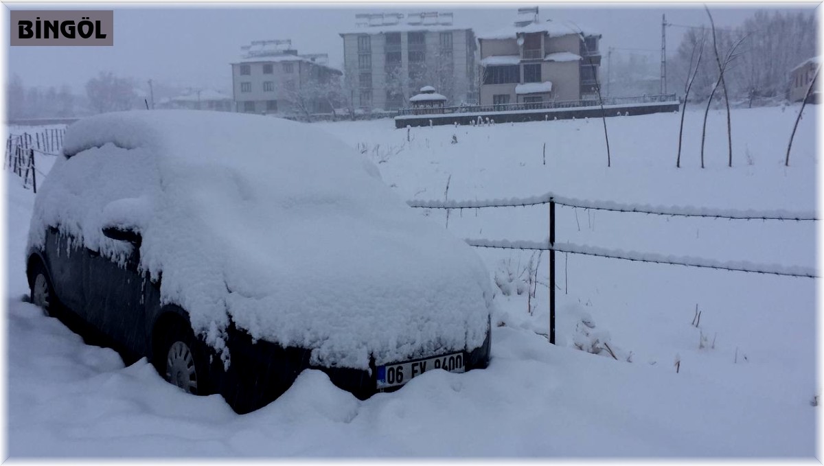 Karlıova'da kar kalınlığı 50 santime ulaştı, 30 köy yolu ulaşıma kapandı