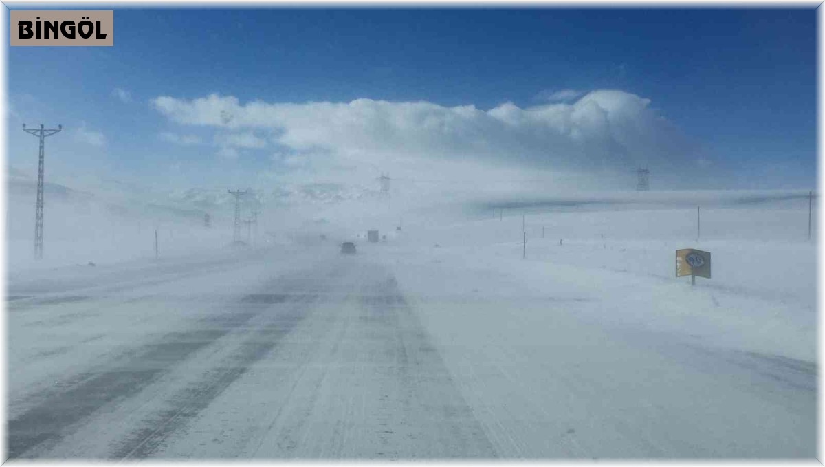 Karlıova'da tipi etkili oldu