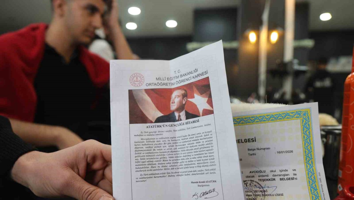 Karne günü başarının adresi bu kez okul değil, kuaför oldu