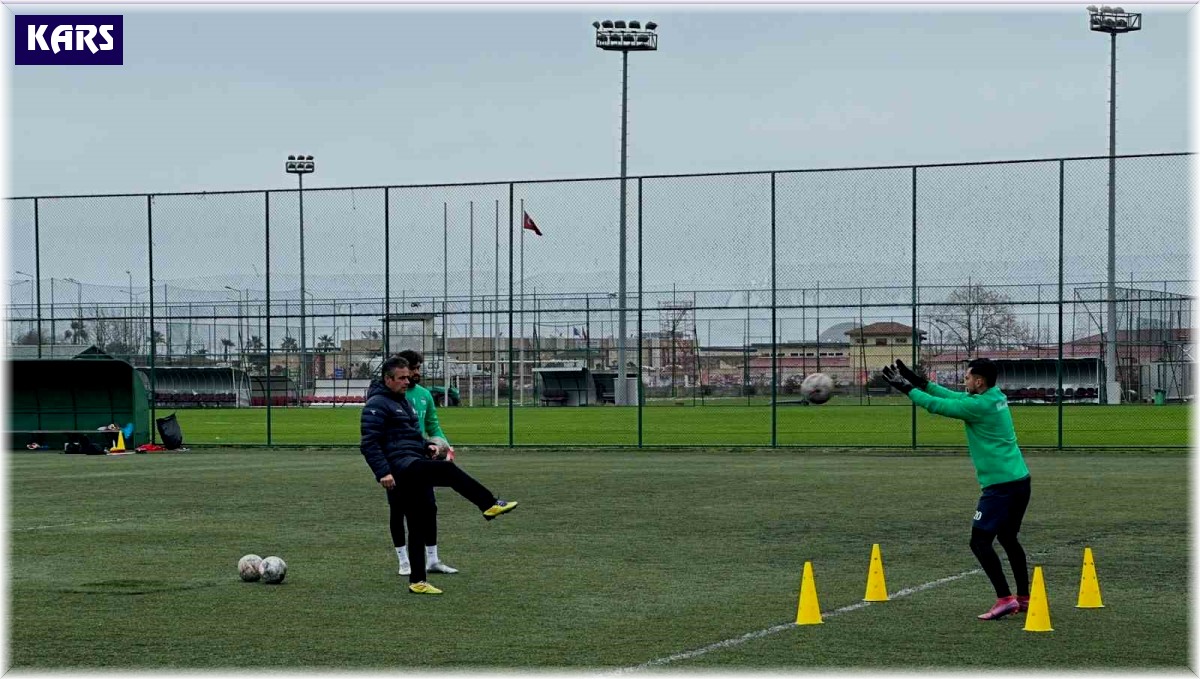 Kars 36 Spor Bahcecik maçı hazırlıklarını sürdürüyor