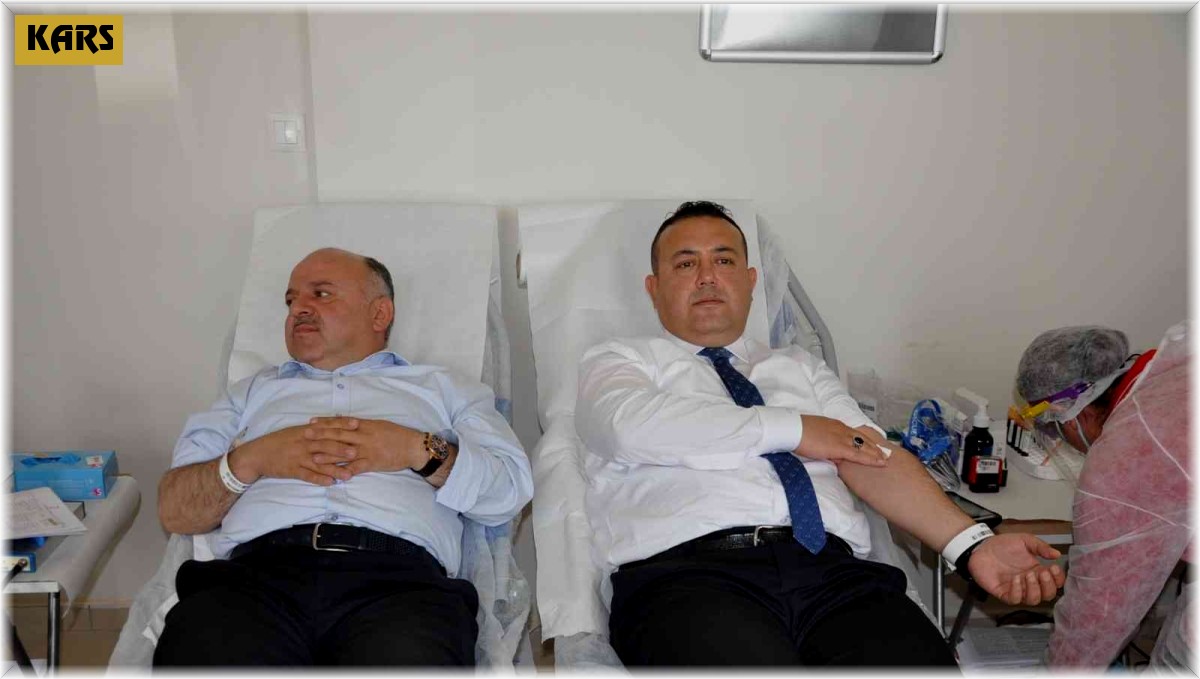 Kars Adliyesi'nden kan bağışı