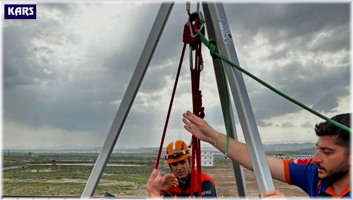 Kars AFAD'ın eğitimleri sürüyor