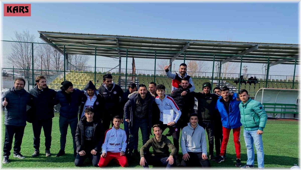 Kars amatörde ilk devre lideri Gazikars Spor