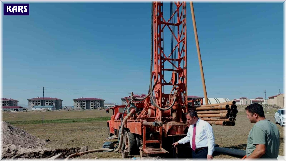 Kars Belediyesi sondaj çalışması başlattı