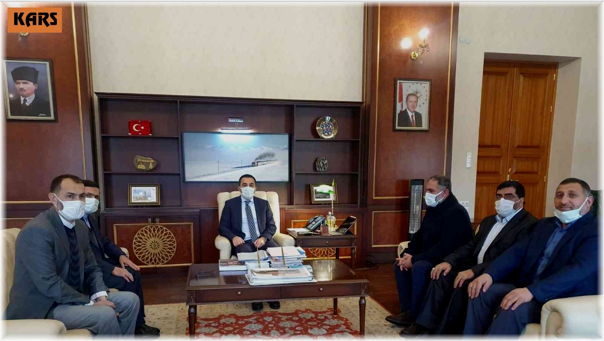 Kars Ehlibeyt Derneği'nden Vali Türker Öksüz'e ziyaret