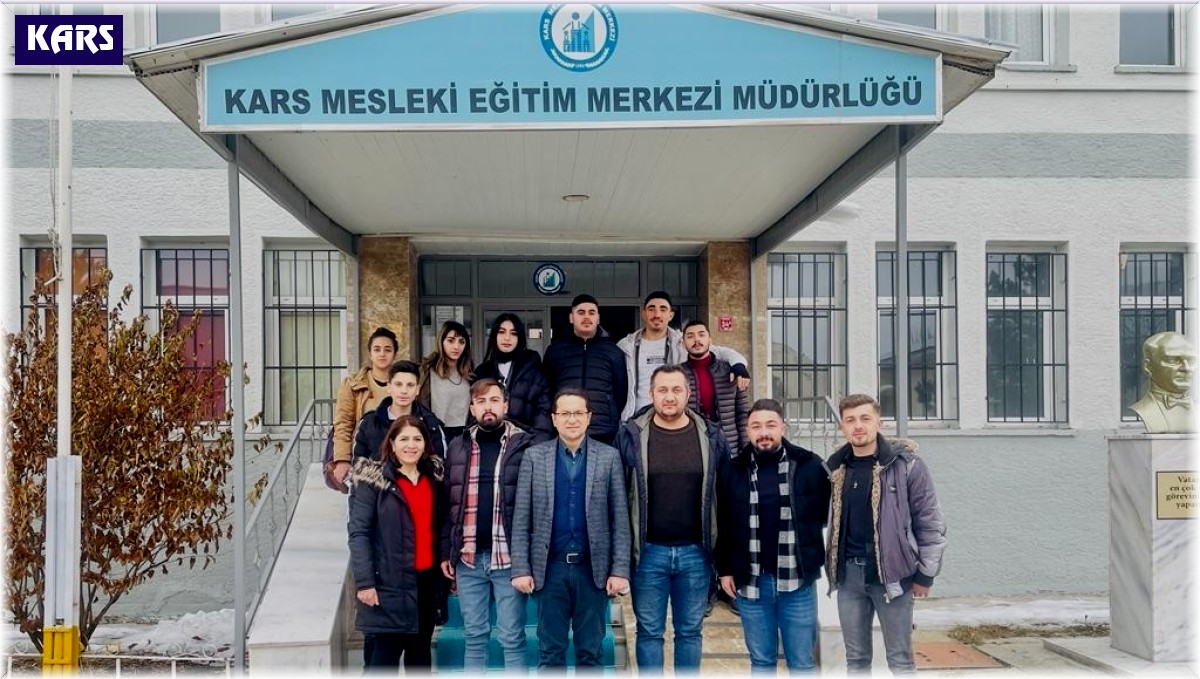Kars Mesleki Eğitim Merkezi'nden anlamlı hizmet