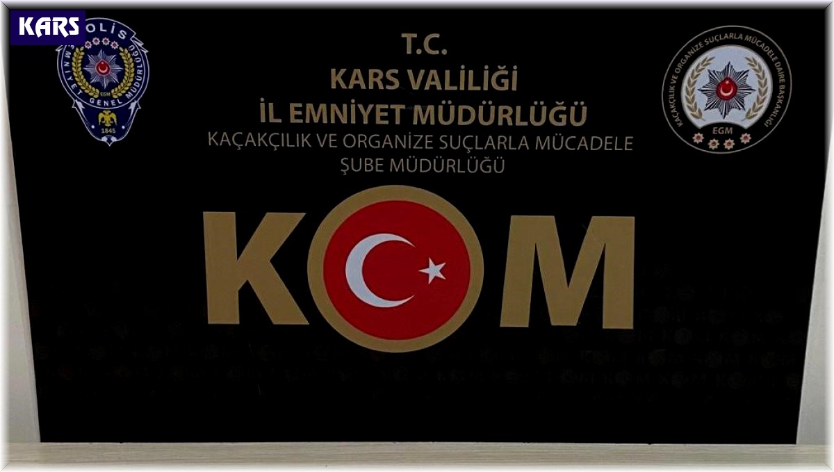 Kars'ta 1 kilo altın ele geçirildi