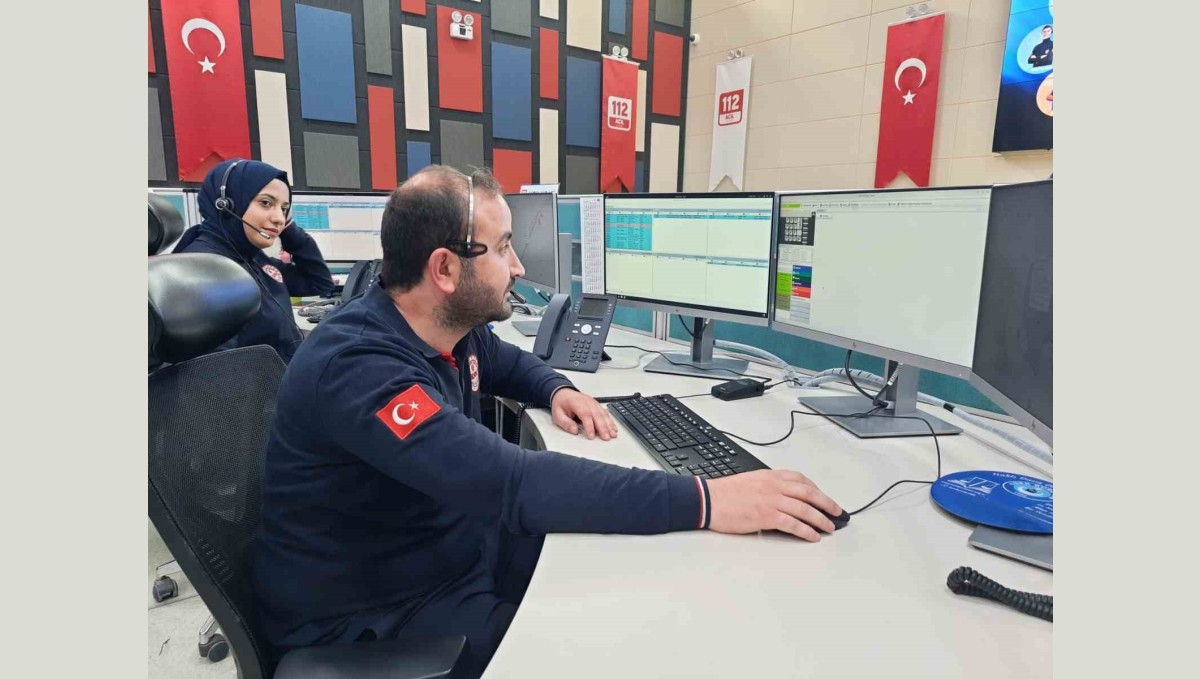 Kars'ta 112 Acil Çağrı Merkezi 2024 yılında 333 bin 778 çağrı aldı