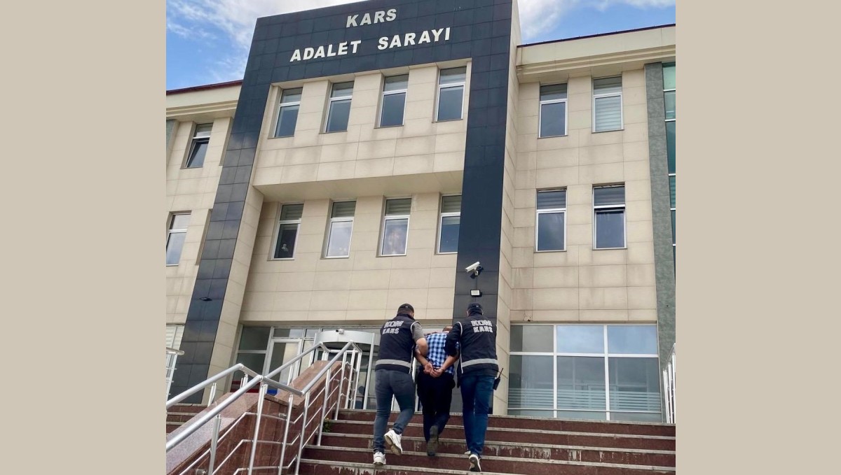 Kars'ta 15 yıl hapis cezası ile aranan 1 kişi yakalandı