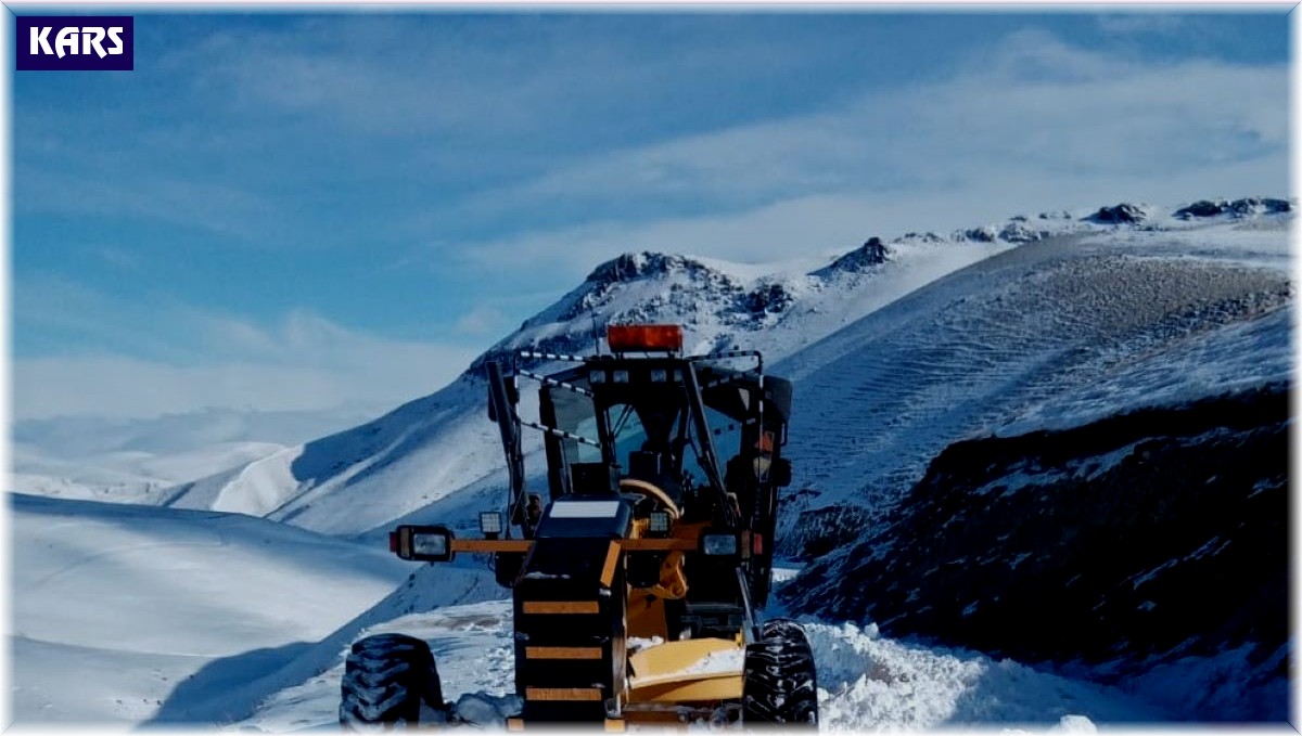 Kars'ta 17 köy yolu ulaşıma kapalı bulunuyor