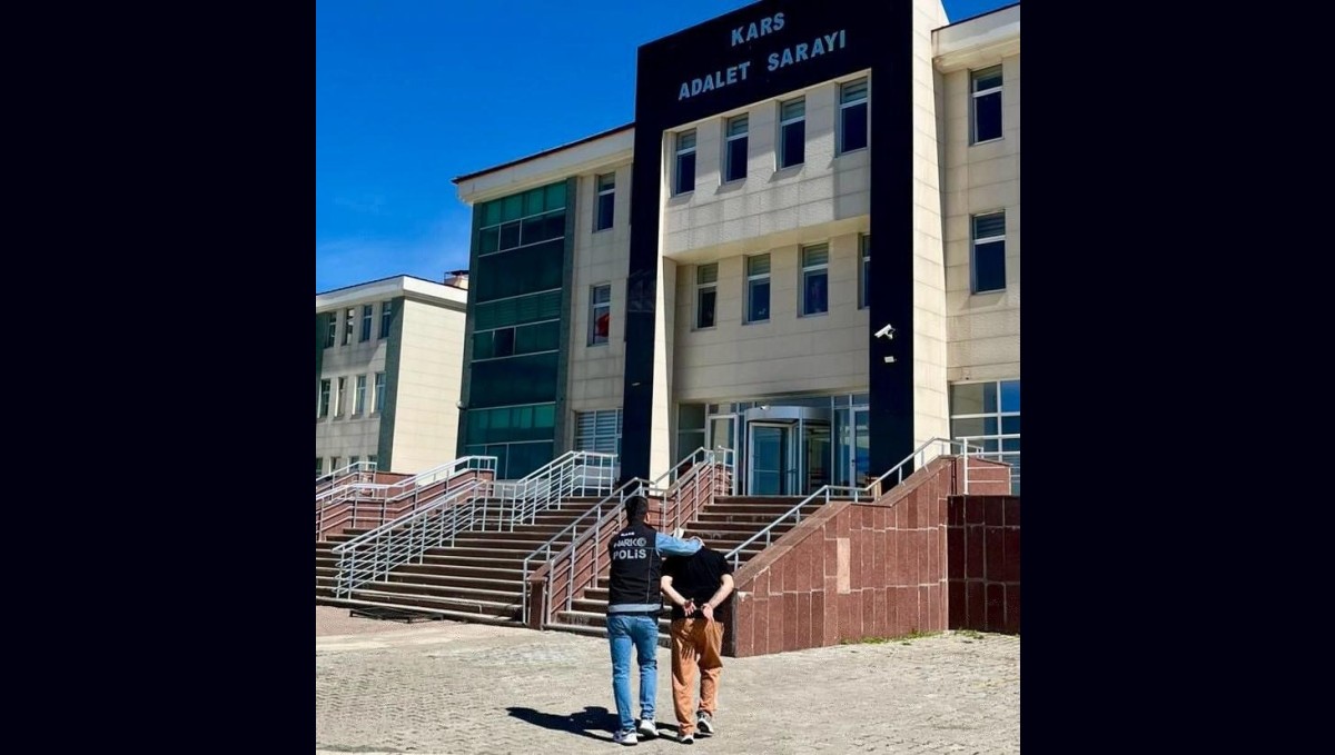 Kars'ta 17 yıl hapis cezası bulunan 1 kişi yakalandı