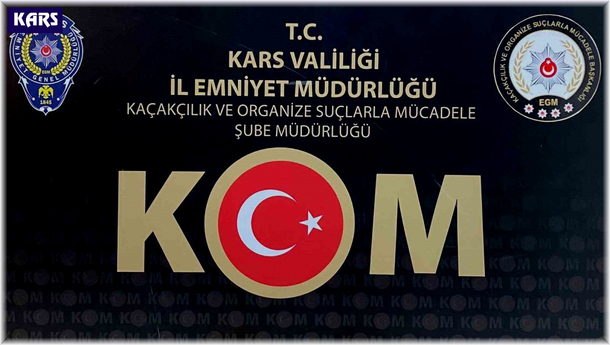 Kars'ta 3,5 kilo altın ele geçirildi