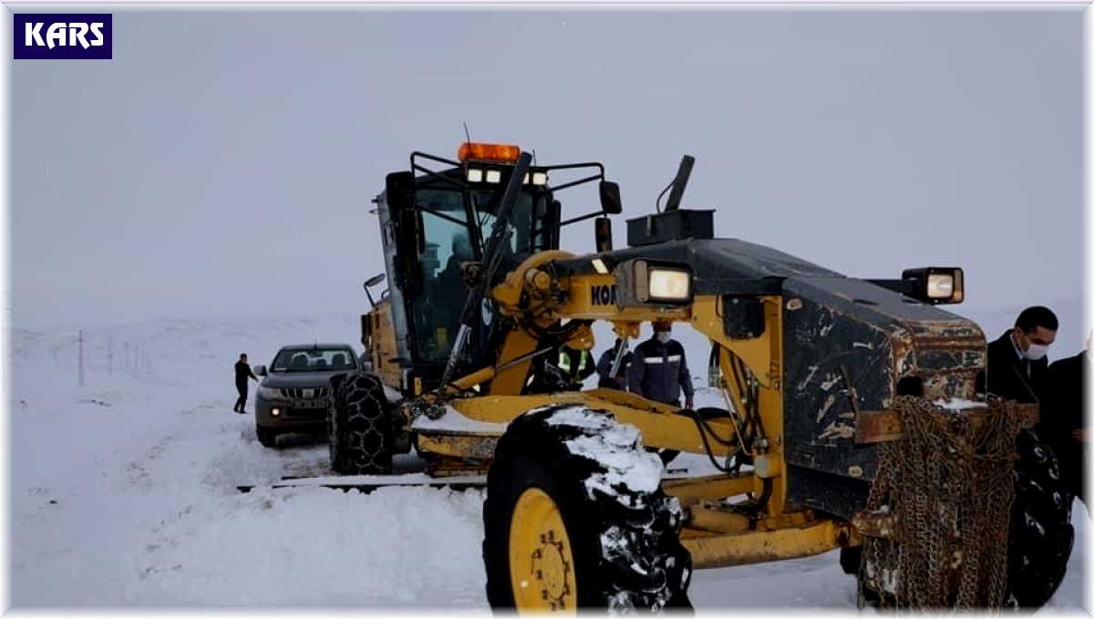 Kars'ta 38 köy yolu ulaşıma kapalı