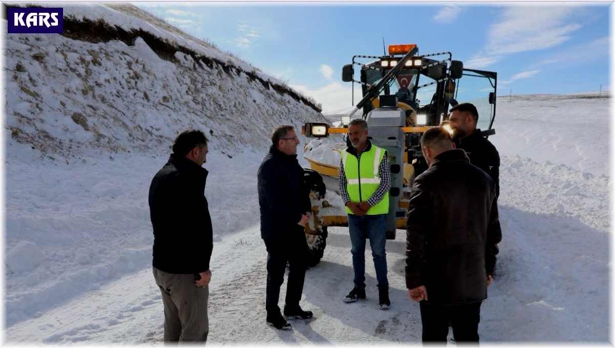 Kars'ta 4 köy yolu ulaşıma kapalı