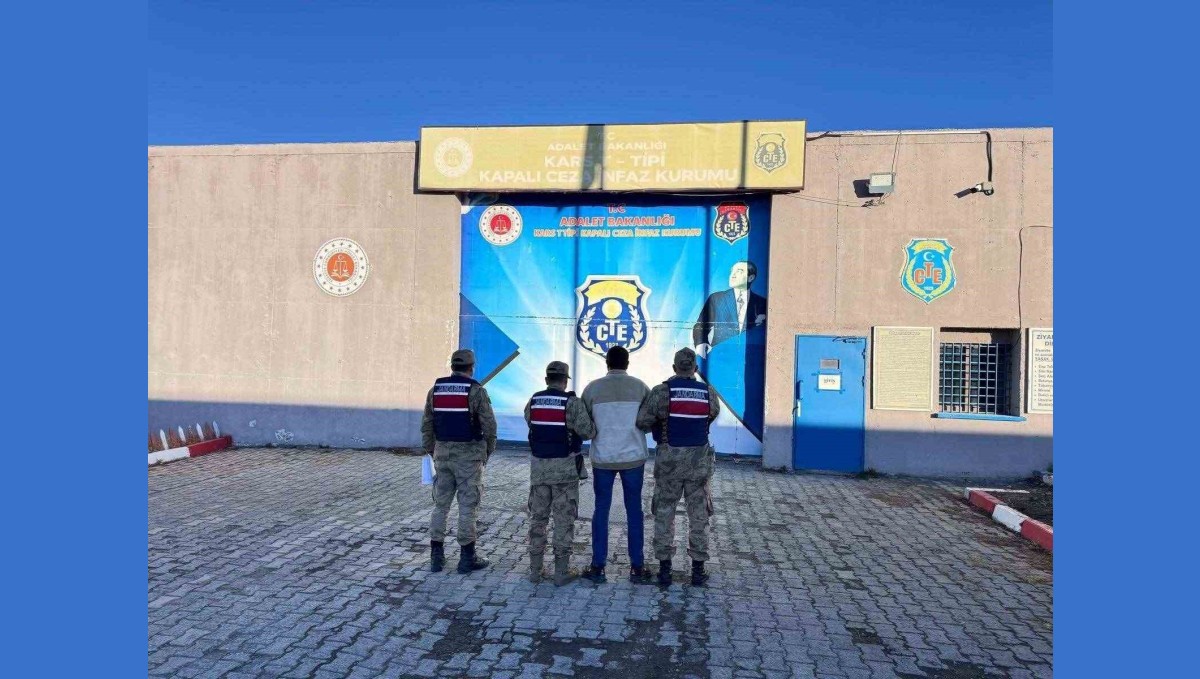 Kars'ta 5 yıl hapis cezası bulunan 1 kişi yakalandı