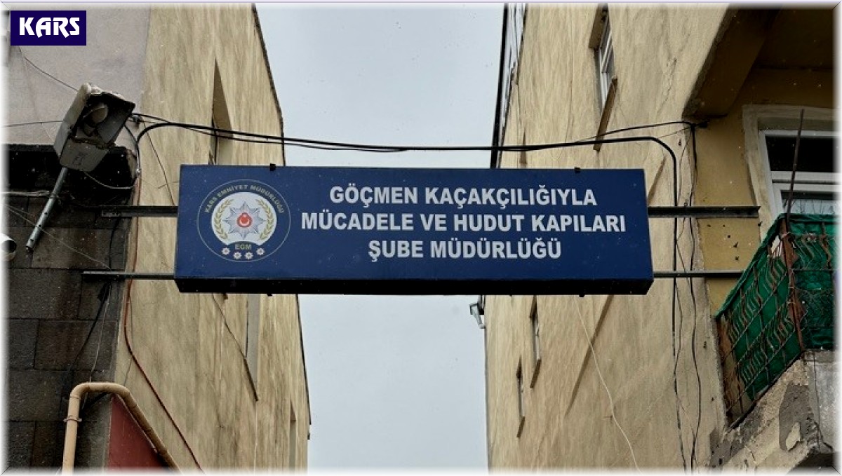 Kars'ta 8 düzensiz göçmen yakalandı