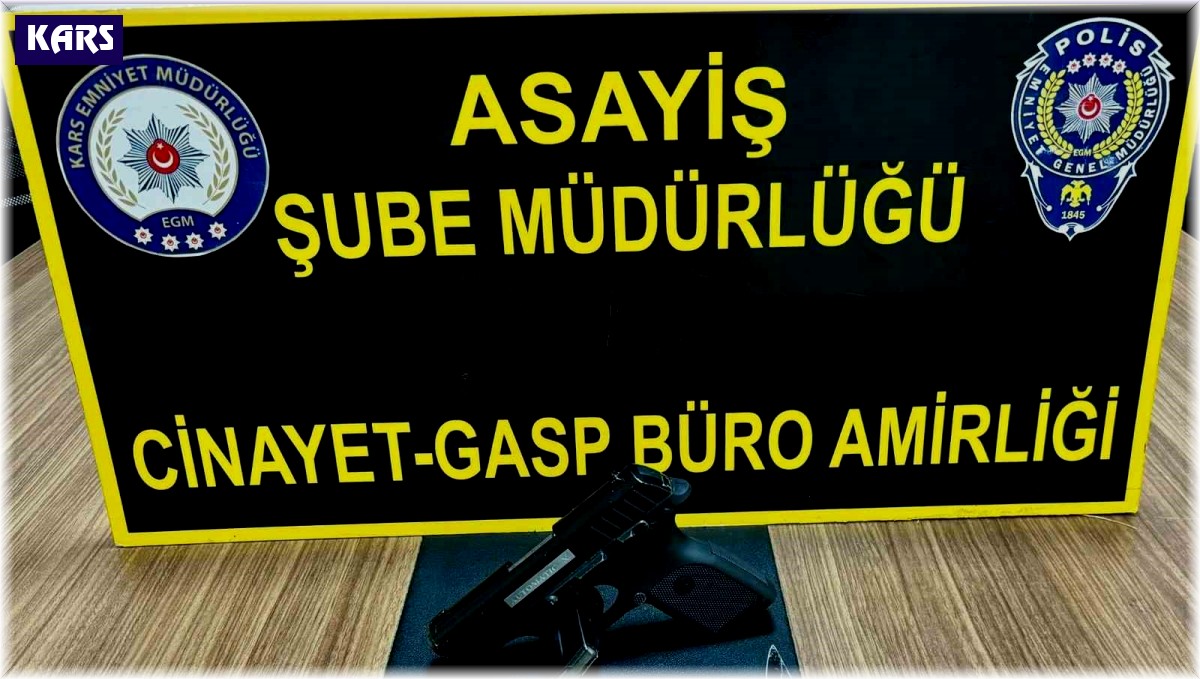 Kars'ta 9 silah ele geçirildi