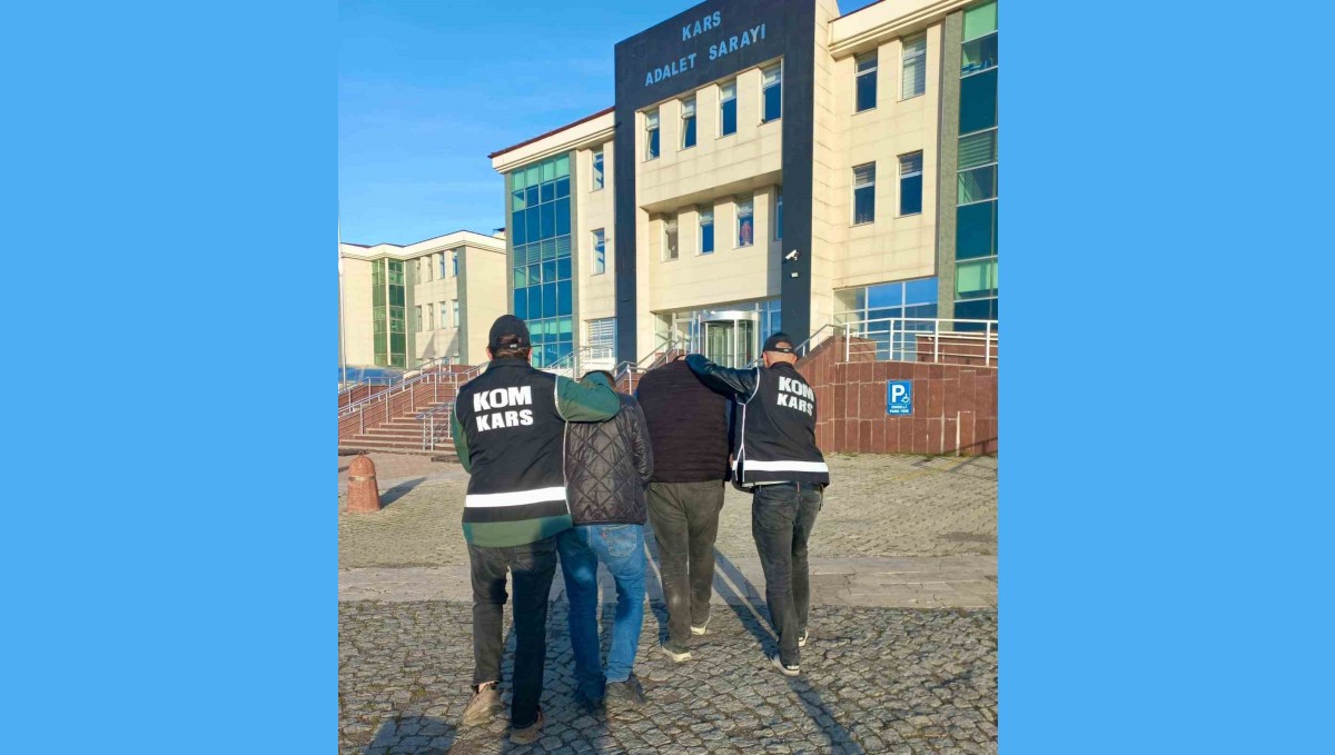 Kars'ta 9 yıl hapis cezaları bulunan ağabeyi ve kardeşi yakalandı